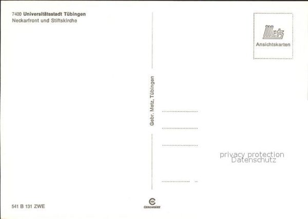 Tuebingen Neckar Stiftskirche – Bild 2