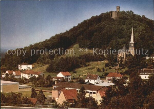 Hohenecken Burg Kirche Ansicht