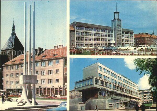 Koszalin Koeslin Pommern Rathaus Stadtansichten