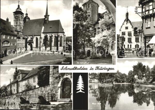 Schmalkalden Schlosshof Wilhelmsburg Rathaus