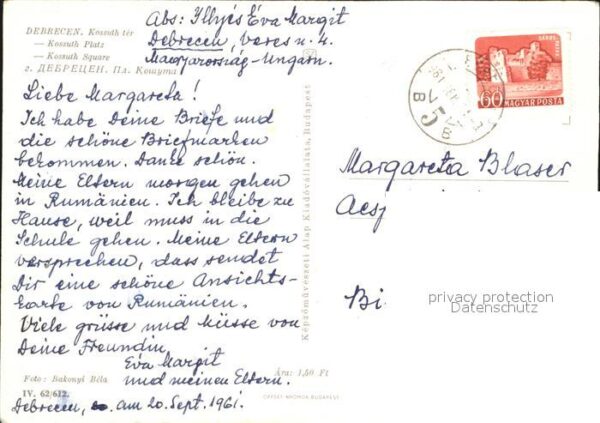 Debrecen Debrezin Kossruth Platz – Bild 2