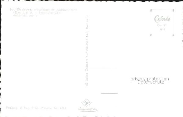 Bad Kissingen Wittelsbacher Jübiläumsturm – Bild 2