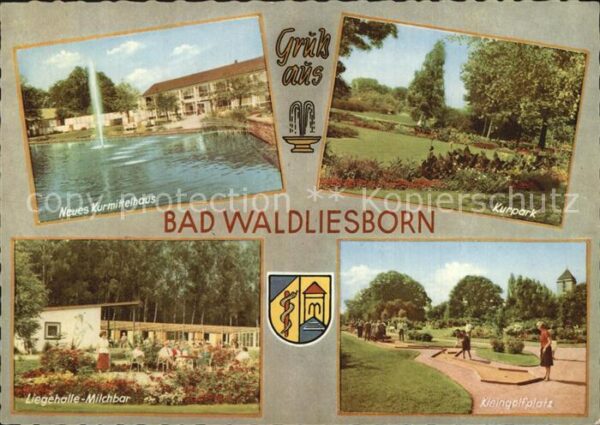Bad Waldliesborn Neues Kurmittelhaus Kurpark Kleingolfpl