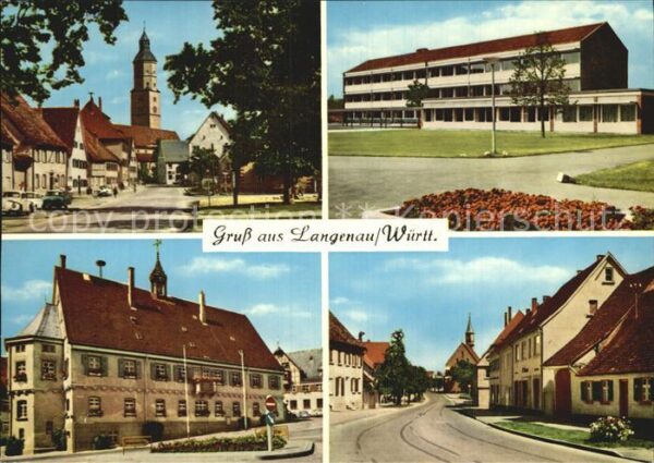 Langenau Wuerttemberg Teilansichten