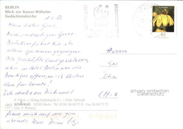 Berlin Kaiser Wilhelm Gedächtniskirche – Bild 2