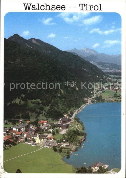Walchsee Tirol Fliegeraufnahme