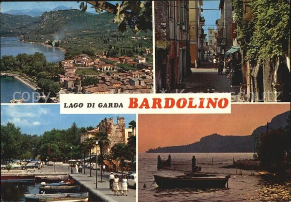 Bardolino Lago di Garda Panorama Fischerboote