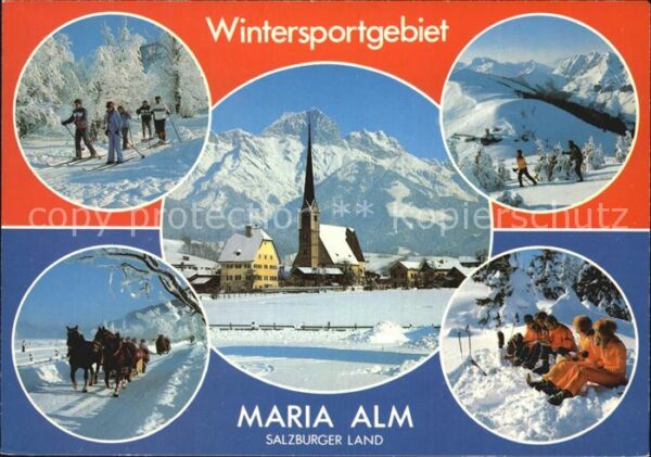 Maria Alm Steinernen Meer Pferdeschlitten Ski