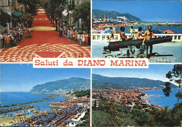 Diano Marina Panorama Blumenteppich