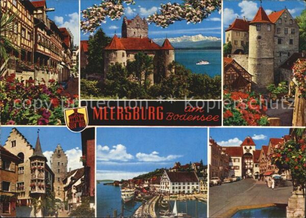 Meersburg Bodensee Burg Altstadt Hafen Brunnen