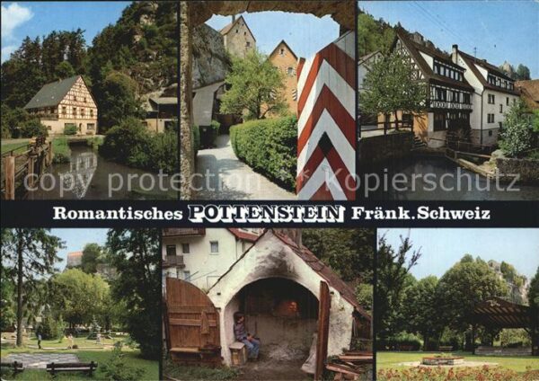 Pottenstein Oberfranken Park Fachwerkhäuser Altstadt