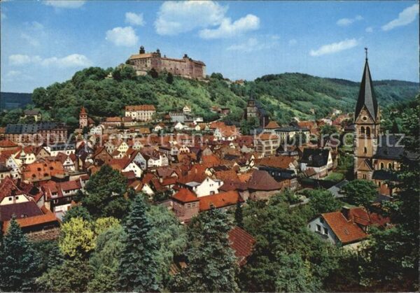 Kulmbach Blick zur Plassenburg