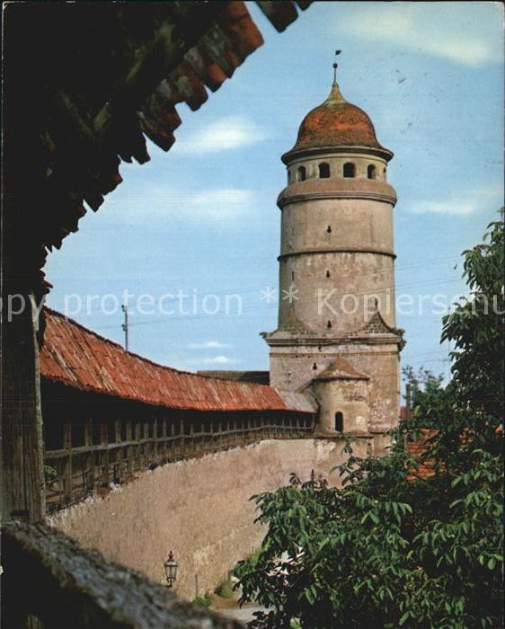 Noerdlingen Löpsinger Tor mit Wehrgang