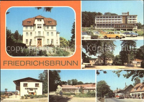 Friedrichsbrunn Harz Sanatorium Bettenhaus Kurt Dillge Ferie