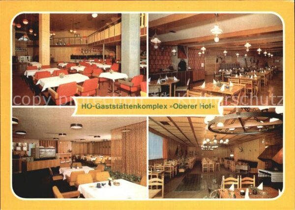Oberhof Thueringen Gaststättenkomplex Oberer Hof
