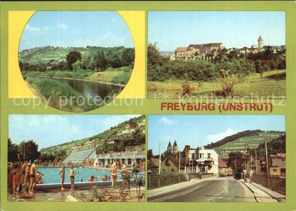 Freyburg Unstrut Weinberge Neuenburg Freibad Unstruttbrü