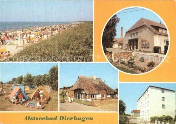 Dierhagen Ostseebad Strand Campingplatz Erholungsheim Ernst