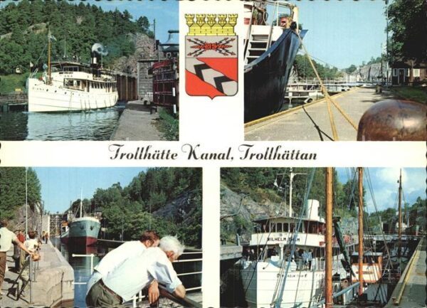 Trollhaettan Kanal Schiff