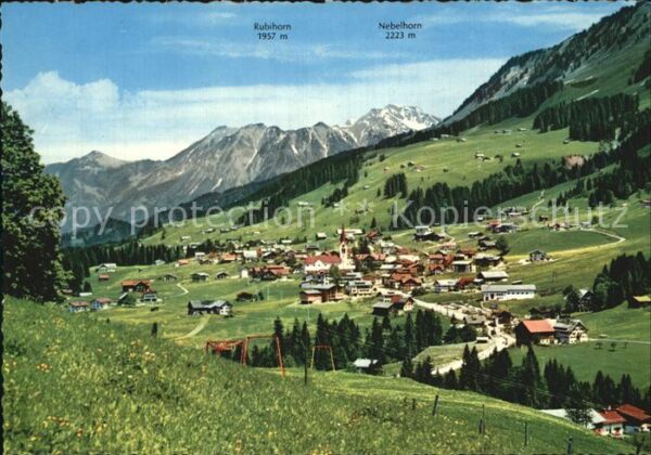 Riezlern Kleinwalsertal Vorarlberg Nebelhorn Rubihorn