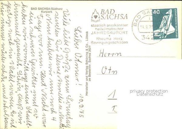 Bad Sachsa Harz Kurpark – Bild 2