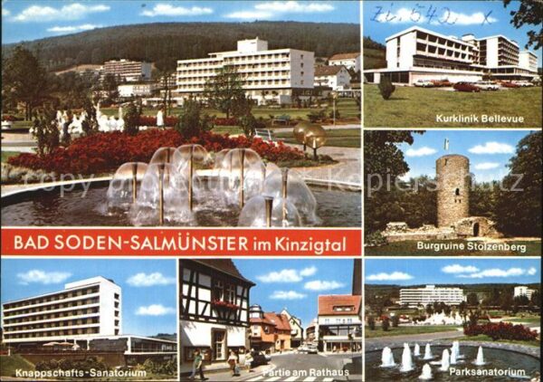 Bad Soden-Salmuenster Knappschafts Sanatorium Rathaus Parksan