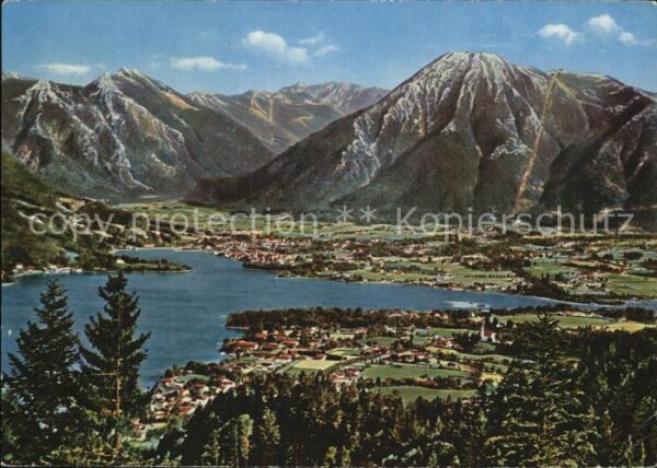 Tegernsee Blick auf Bad Wiessee Rottach Egern