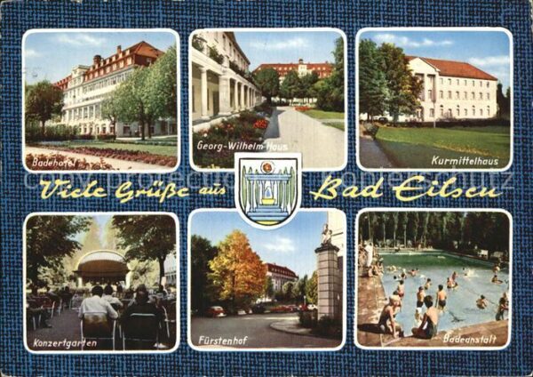 Bad Eilsen Konzertgarten Fürstenhof Badeanstalt Ku