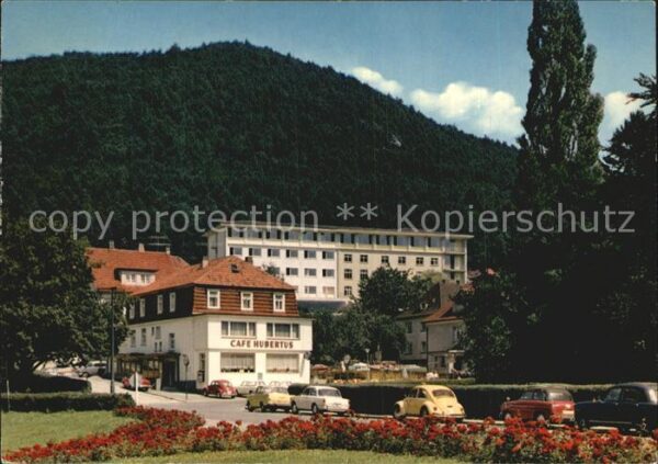 Bad Wildungen Cafe Hubertus Sanatorium Rheinhardsquel