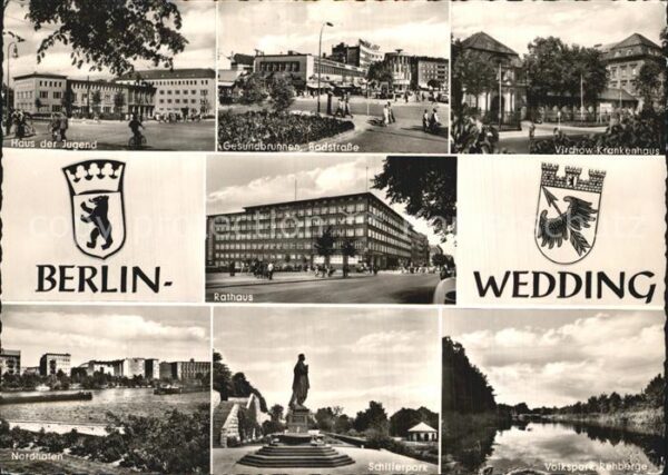Wedding Haus der Jugend Rathaus Nordhafen Schil