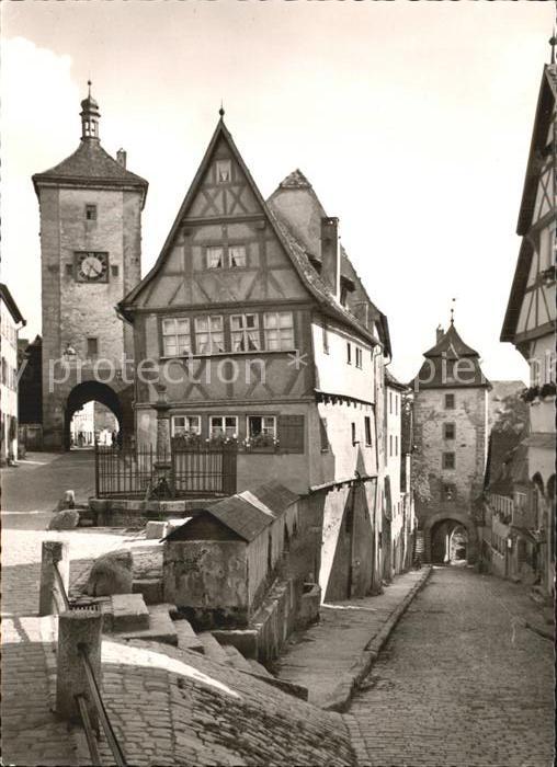 Rothenburg Tauber Plönlein