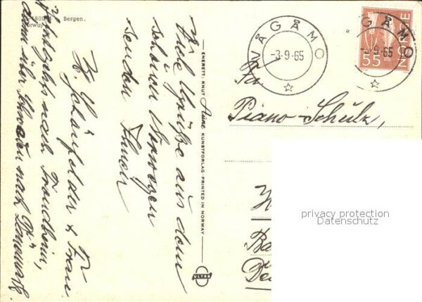 Bergen Norwegen Panorama Eisenbahn – Bild 2