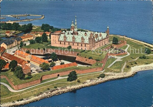 Helsinger Kronborg Schloss Fliegeraufnahme