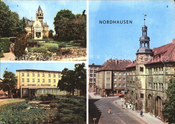Nordhausen Thueringen Meyenburgmuseum Hotel Handelshof Rathau