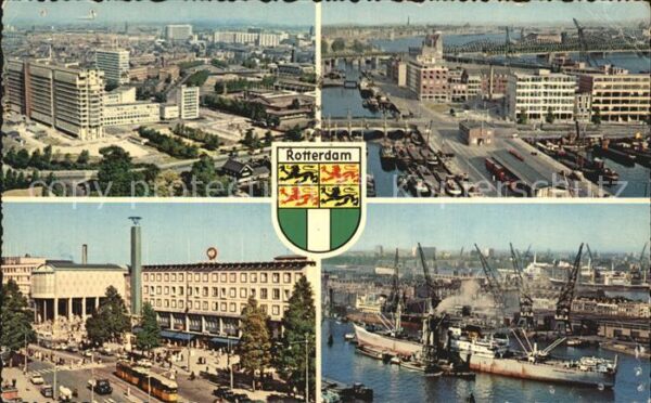 Rotterdam Fliegeraufnahme Hafen