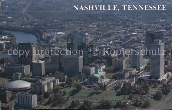Nashville Tennessee Fliegeraufnahme Skyline