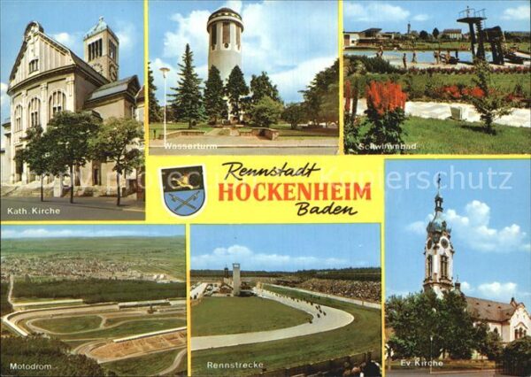 Hockenheim Wasserturm Rennstrecke Motodrom Schwimm