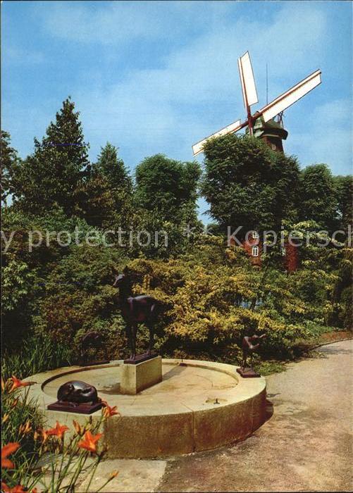 Bremen Mühle am Wall mit Rehbrunnen