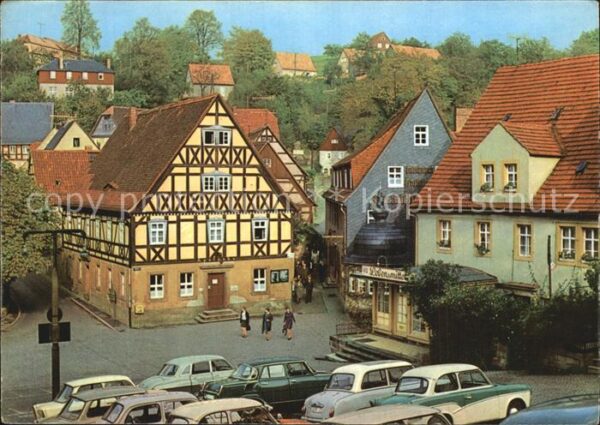 Hohnstein Saechsische Schweiz Marktplatz