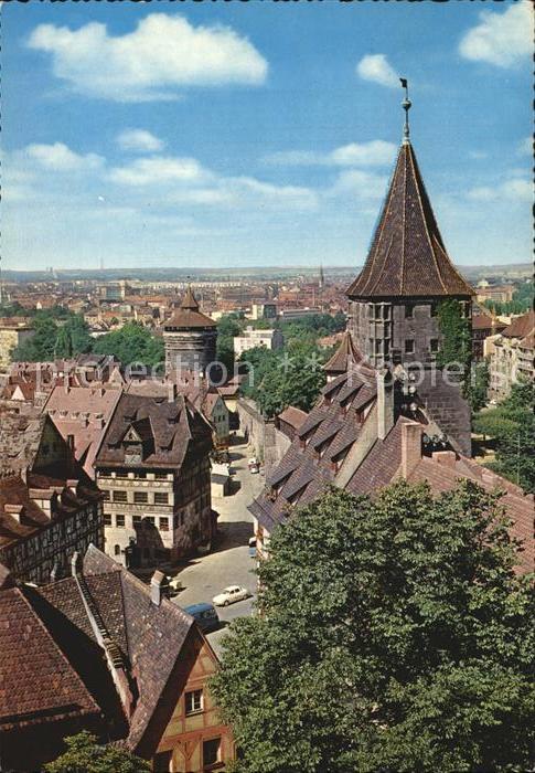 Nuernberg Blick von der Burg
