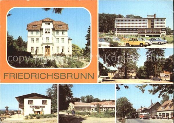 Friedrichsbrunn Harz Sanatorium Ferienheime Restaurant Zum R