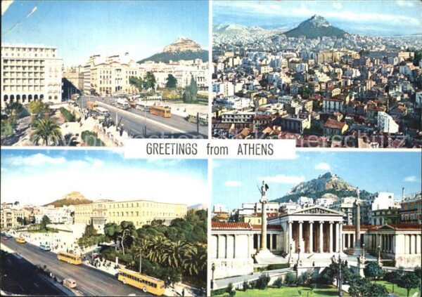 Athens Athen Fliegeraufnahme
