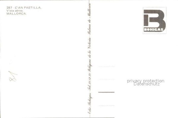 Can Pastilla Palma de Mallorca Fliegeraufnahme mit Strand – Bild 2