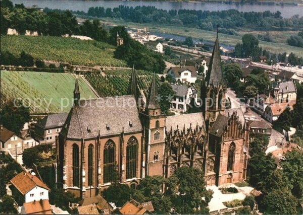 Oppenheim Fliegeraufnahme Katharinenkirche Weinst