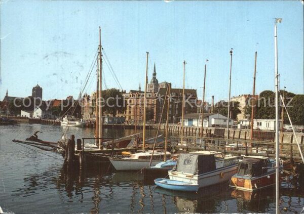 Stralsund Mecklenburg Vorpommern Hafenpartie