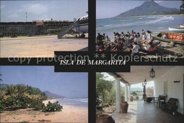 Isla Margarita Flughafen Strand Boote