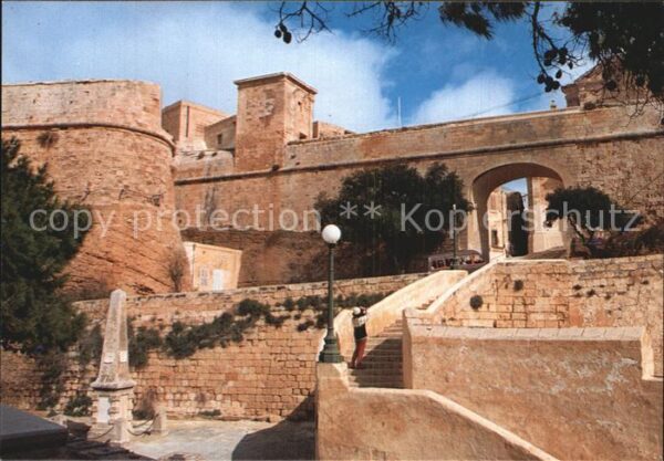 Gozo Malta Main Gate Citadel