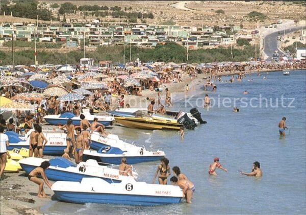 Malta Sandy Beach Mellieha Bay