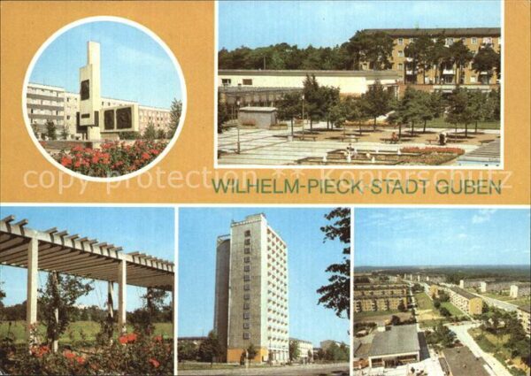 Guben Wilhelm Pieck Stadt Hochhaus Stadtpark