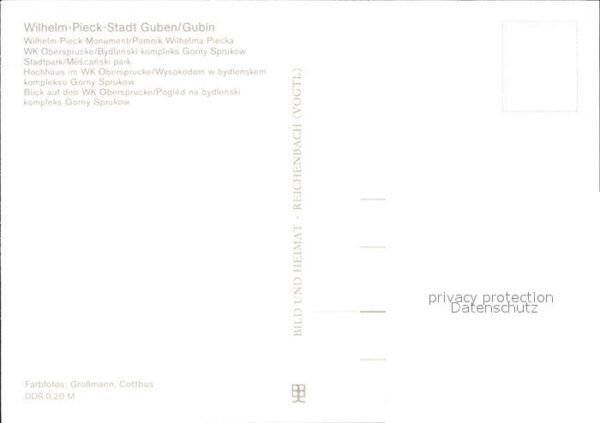 Guben Wilhelm Pieck Stadt Hochhaus Stadtpark – Bild 2
