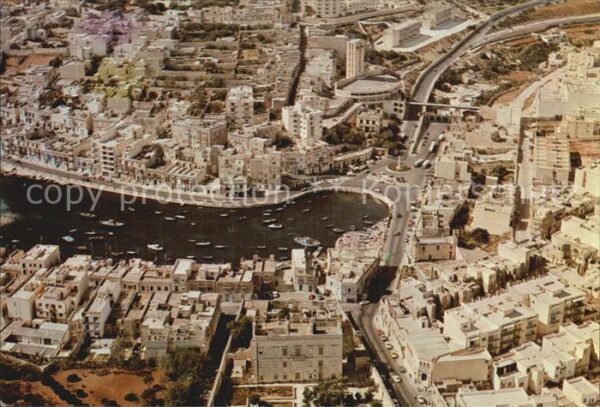 Malta Fliegeraufnahme Spinola Bay
